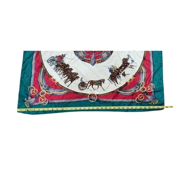 WARDEN BROOKS LIMITED Designer Silk Scarf Size34''x34'' - Picture 7 of 9